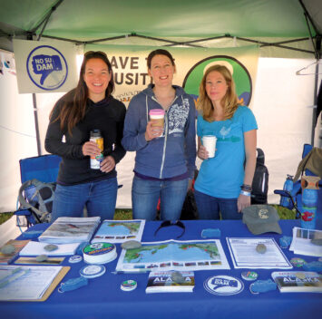 Volunteers, internships Collecting signatures to oppose the Susitna Dam at Salmon Fest 2015